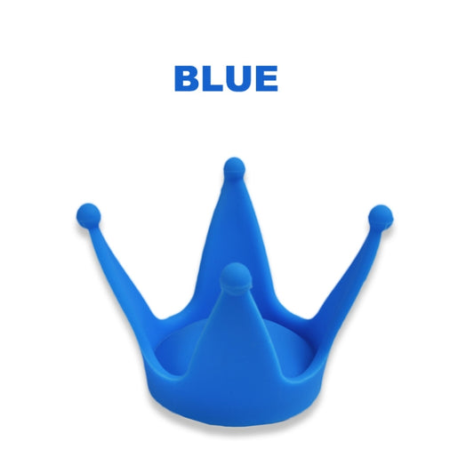 2PCS Motorcycle Crown Sucker Helmet Decoration(Blue) - Ornamental Parts by buy2fix | Online Shopping UK | buy2fix