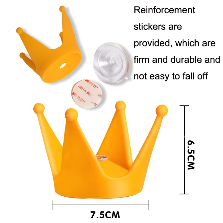2PCS Motorcycle Crown Sucker Helmet Decoration(Blue) - Ornamental Parts by buy2fix | Online Shopping UK | buy2fix