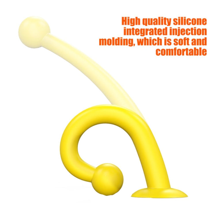 4PCS Motorcycle Helmet Soft Silicone Tentacle Sucker Decoration(Yellow) - Ornamental Parts by buy2fix | Online Shopping UK | buy2fix