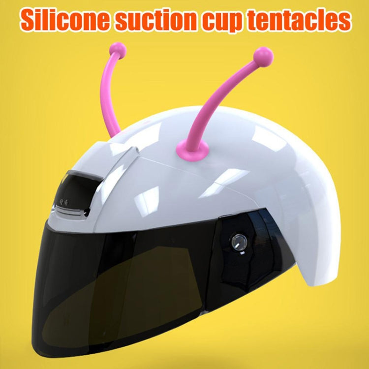 4PCS Motorcycle Helmet Soft Silicone Tentacle Sucker Decoration(Black) - Ornamental Parts by buy2fix | Online Shopping UK | buy2fix