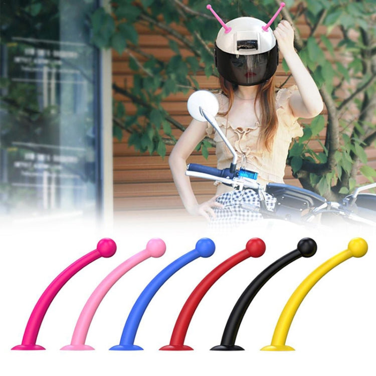 4PCS Motorcycle Helmet Soft Silicone Tentacle Sucker Decoration(Red) - Ornamental Parts by buy2fix | Online Shopping UK | buy2fix