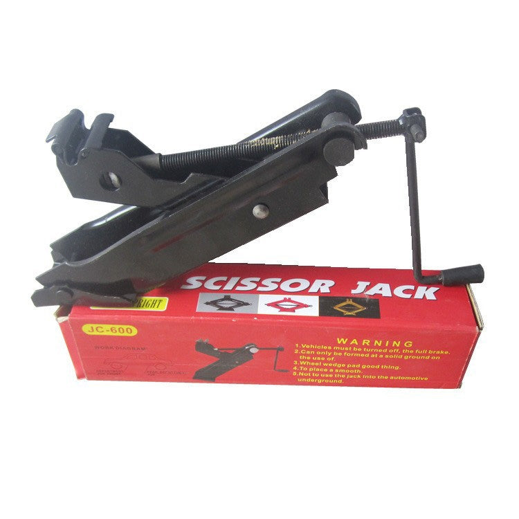 Portable Car Jack Z Type Hand Crank Tire Changing Tool(Black) - Car Jacks by buy2fix | Online Shopping UK | buy2fix