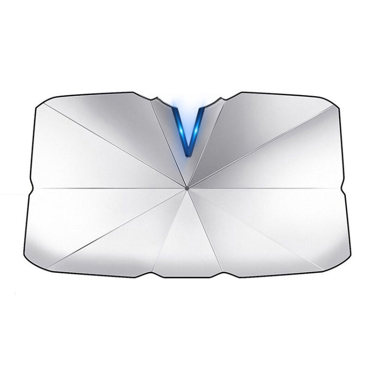 Car Windshield Telescopic Folding Thermal Insulation Parasol, Size: Open Style Large by buy2fix