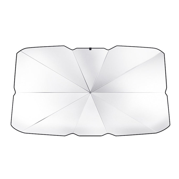 Car Windshield Telescopic Folding Thermal Insulation Parasol, Size: Silver Coated Large by buy2fix