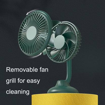 F502 Mini Hose Small Fan Car USB Fan(Green) - Heating & Fans by buy2fix | Online Shopping UK | buy2fix