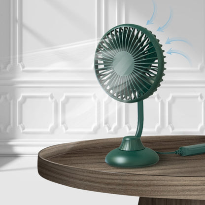 F502 Mini Hose Small Fan Car USB Fan(Green) - Heating & Fans by buy2fix | Online Shopping UK | buy2fix