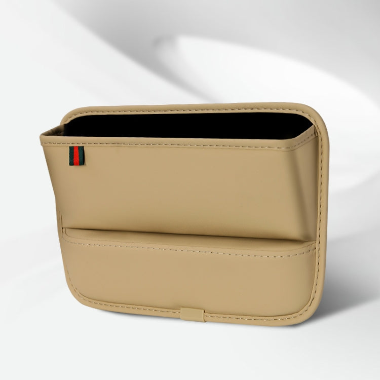 Car Seat Sewing Box Central Control Slot Storage Bag(Beige) - Stowing Tidying by buy2fix | Online Shopping UK | buy2fix