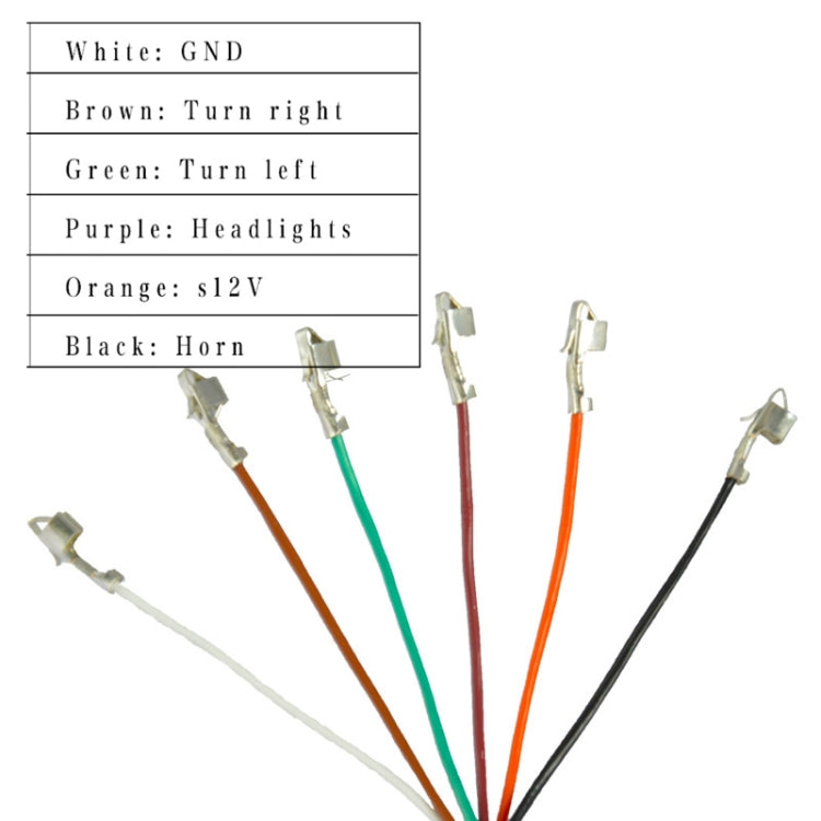 3 In 1 Switch Mountain Car Skateboard Horn Headlights Turn Switch(48V) - Electrical Instruments by buy2fix | Online Shopping UK | buy2fix