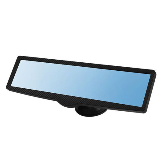 CZC-255 Car Glue Injection Suction Cup Carbon Fiber Rearview Mirror(Blue Mirror) - Interior Mirrors by buy2fix | Online Shopping UK | buy2fix