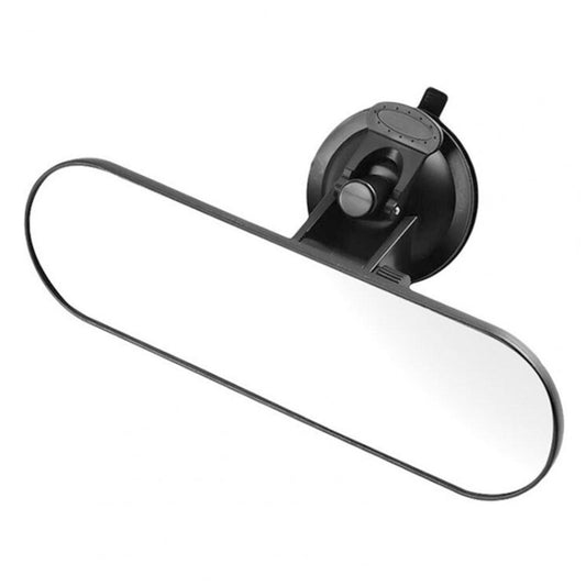 CZC-220 Car Strong Suction Cup Big Vision Flat Rearview Mirror(White Mirror) - Interior Mirrors by buy2fix | Online Shopping UK | buy2fix