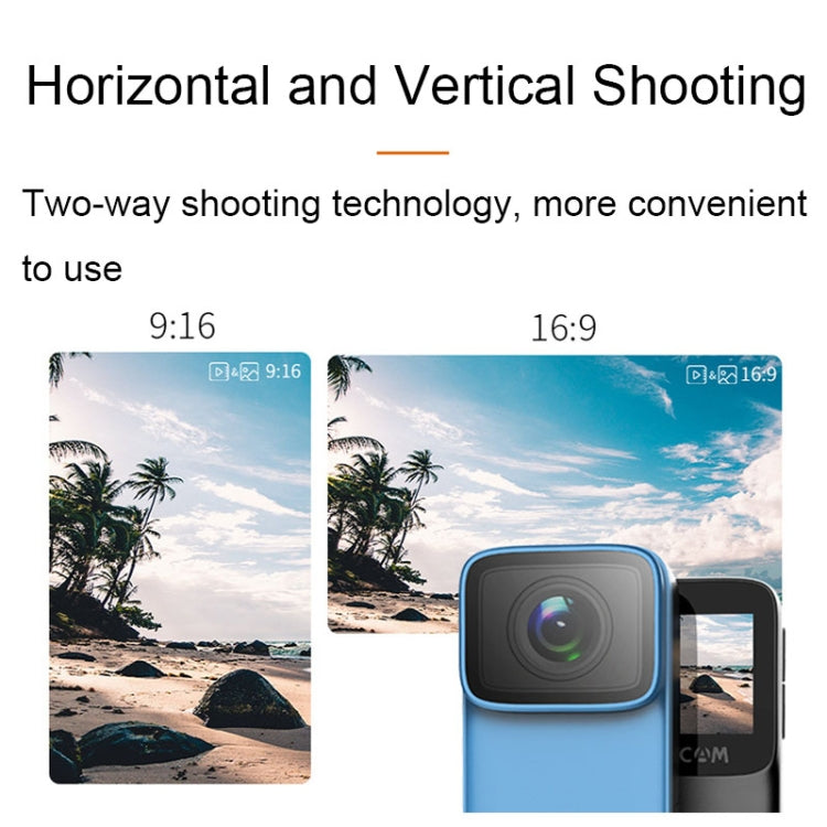 C200 4K Face Recognition WIFI Anti-Shake Outdoor Cycling Waterproof Sports Camera(Black Set) - Video Cameras by buy2fix | Online Shopping UK | buy2fix
