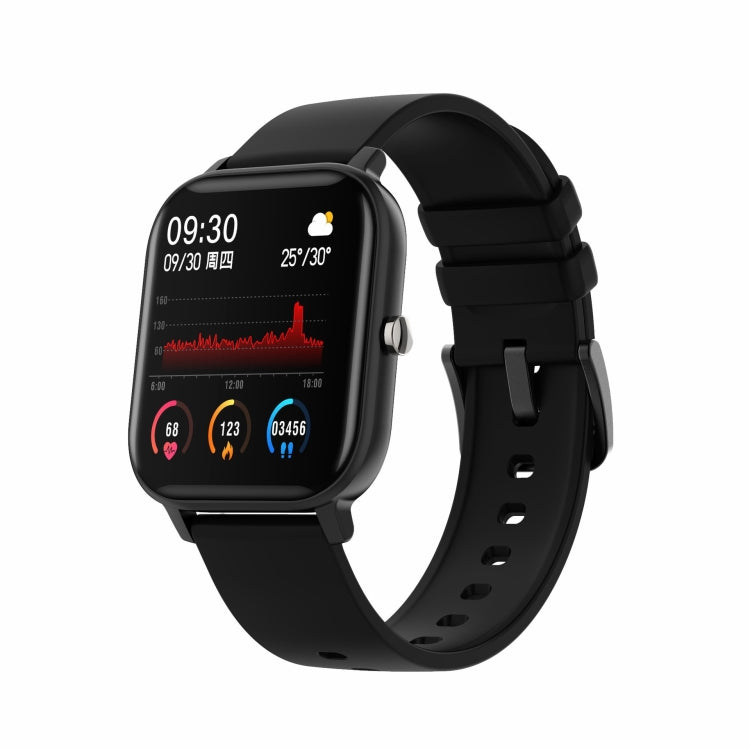 P8 1.4 Inch Heart Rate Blood Pressure Monitoring Smart Watch, Color: Black - Smart Watches by buy2fix | Online Shopping UK | buy2fix