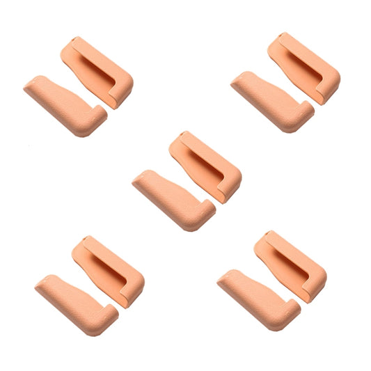 5 Pairs Car Mobile Phone Bracket Dashboard Navigation Paste Adjustable Bracket(Pink) - Universal Car Holders by buy2fix | Online Shopping UK | buy2fix