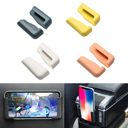 5 Pairs Car Mobile Phone Bracket Dashboard Navigation Paste Adjustable Bracket(Yellow) - Universal Car Holders by buy2fix | Online Shopping UK | buy2fix