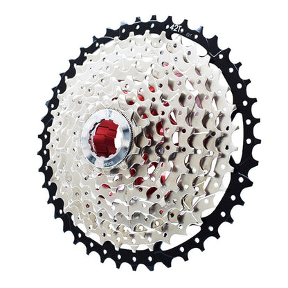 VG Sports Split Mountain Bike Lightweight Cassette Flywheel, Style: 10 Speed 40T (Silver) - Bicycle Chains & Rounds by VG Sports | Online Shopping UK | buy2fix