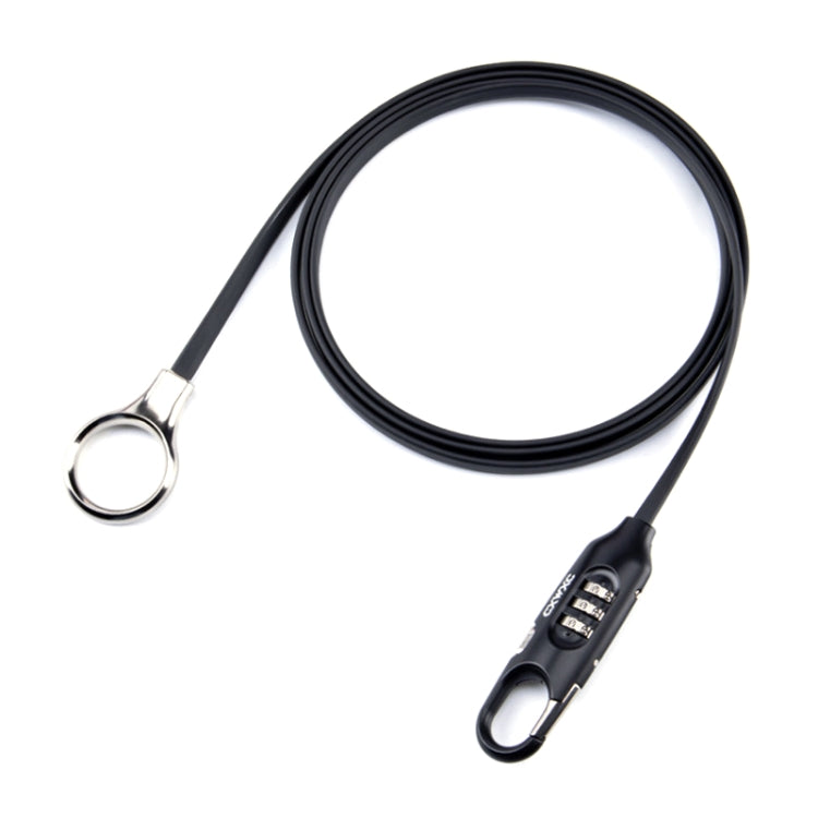 PL3001 Bicycle Mountain Bike Portable Anti-theft Password Cable Lock(Black) by buy2fix