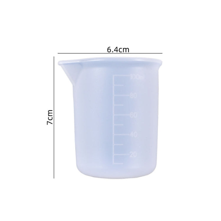 10 PCS Crystal Epoxy Silicone With Scale 100ml Measuring Cup - Arts & Crafts by buy2fix | Online Shopping UK | buy2fix
