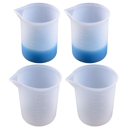 10 PCS Crystal Epoxy Silicone With Scale 100ml Measuring Cup - Arts & Crafts by buy2fix | Online Shopping UK | buy2fix
