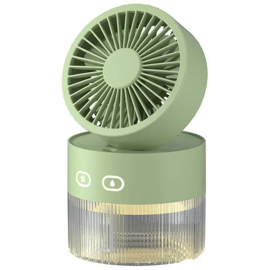 OM008 Desktop Foldable Spray Humidification Mini USB Water Cooling Fan(Mousse Green) by buy2fix