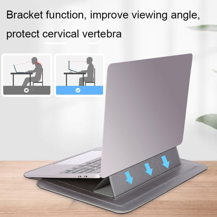 HL0066-005 Multifunctional Stand Laptop Bag, Size: 13 inches(Blue) by buy2fix