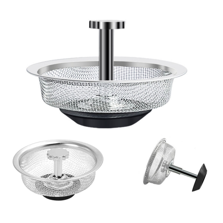 Anti-clogging Stainless Steel Filter For Kitchen Sink Sewer, Random Handle Style Delivery(Dense Net) - Filters by buy2fix | Online Shopping UK | buy2fix