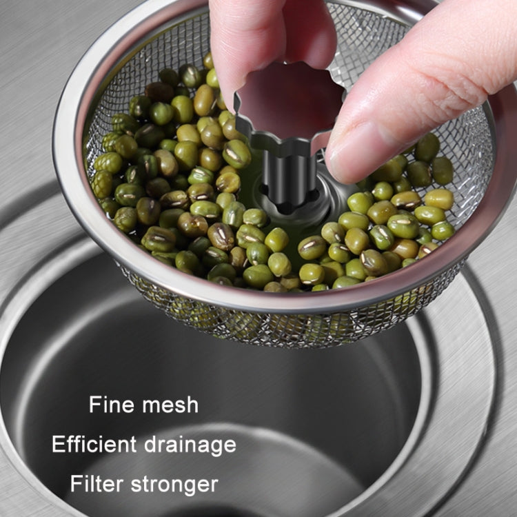 Anti-clogging Stainless Steel Filter For Kitchen Sink Sewer, Random Handle Style Delivery(Dense Net) - Filters by buy2fix | Online Shopping UK | buy2fix