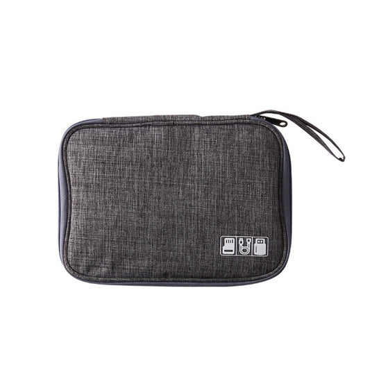 Power Hard Drive Digital Accessories Dustproof Storage Bag, Style: Data Cable Bag (Gray) by buy2fix