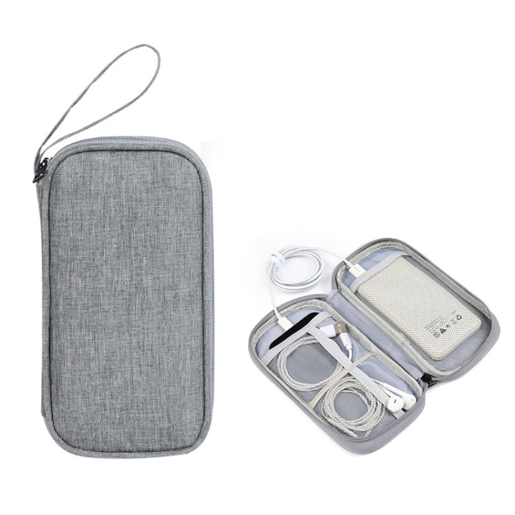 Power Hard Drive Digital Accessories Dustproof Storage Bag, Style: Power Bank Bag (Gray) by buy2fix
