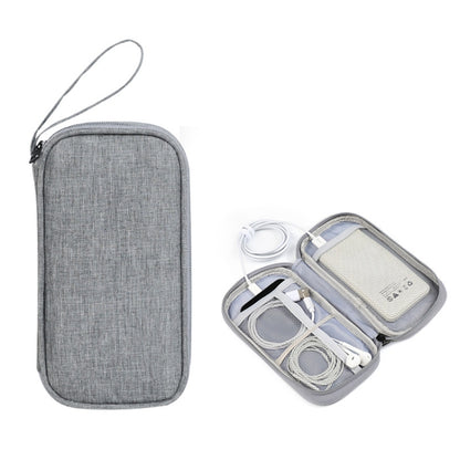 Power Hard Drive Digital Accessories Dustproof Storage Bag, Style: Power Bank Bag (Gray) by buy2fix