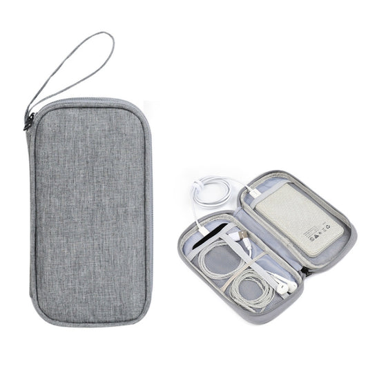 Power Hard Drive Digital Accessories Dustproof Storage Bag, Style: Power Bank Bag (Gray) by buy2fix