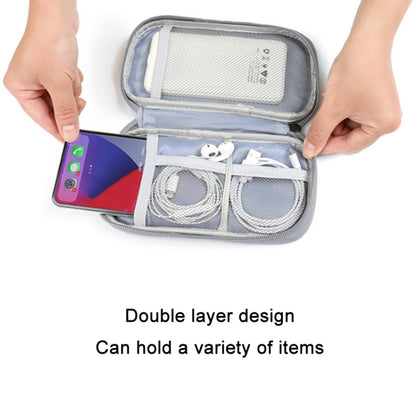 Power Hard Drive Digital Accessories Dustproof Storage Bag, Style: Power Bank Bag (Gray) by buy2fix