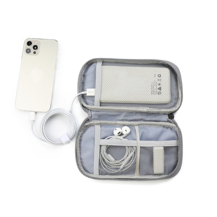 Power Hard Drive Digital Accessories Dustproof Storage Bag, Style: Power Bank Bag (Gray) by buy2fix