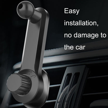 Car Extension Hook Mobile Phone Bracket Accessories Round Air Outlet Bracket(17mm Ball Head) - Universal Car Holders by buy2fix | Online Shopping UK | buy2fix