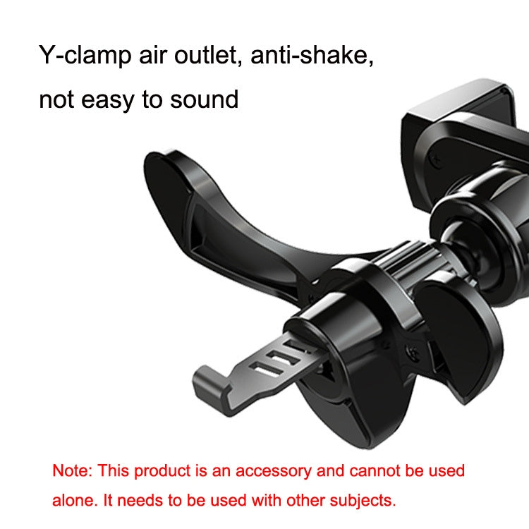 P-0028 Mobile Phone Bracket Hook Car Round Air Outlet Bracket Folder Clip(13mm Ball Head) - Universal Car Holders by buy2fix | Online Shopping UK | buy2fix