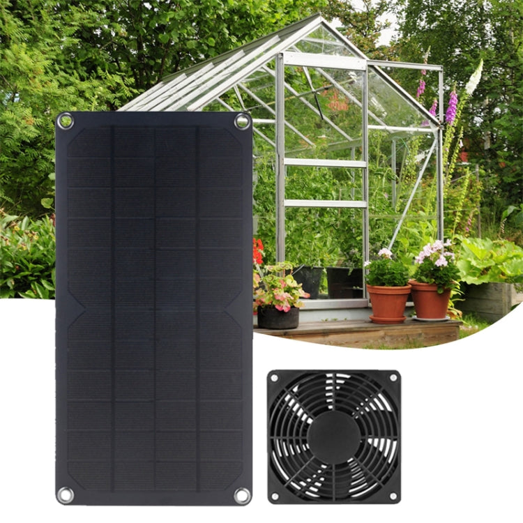 10W High Speed and Long Life Solar Mini Fan Outdoor Pet Exhaust Fan by buy2fix