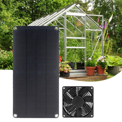 10W High Speed and Long Life Solar Mini Fan Outdoor Pet Exhaust Fan by buy2fix