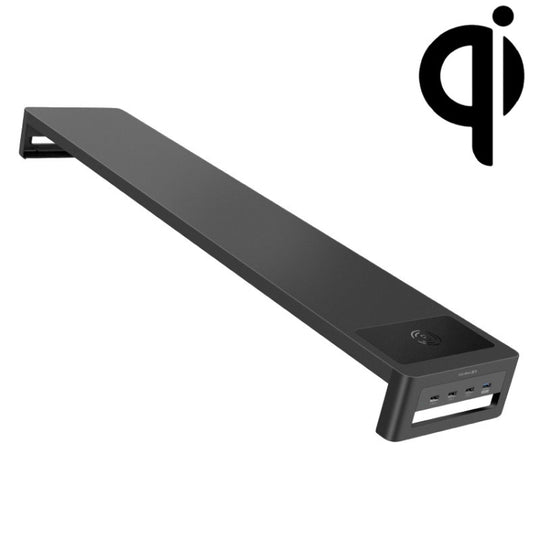 Support de moniteur d'élargissement de bureau multifonctionnel Vaydeer, spécifications : type monocouche (chargeur sans fil)