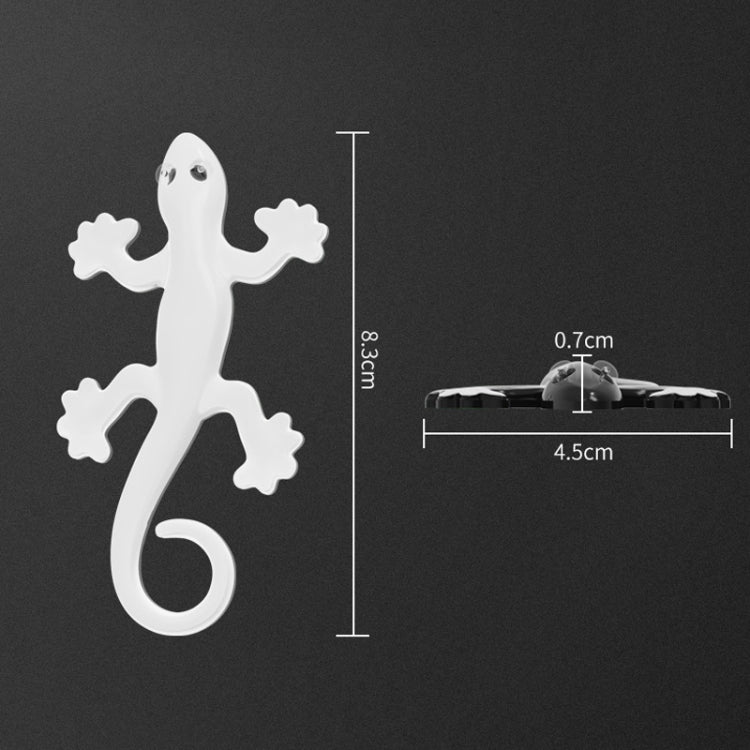 Anti-static Gecko 3D Stereo Car Sticker Decorative Stickers(Black) by buy2fix