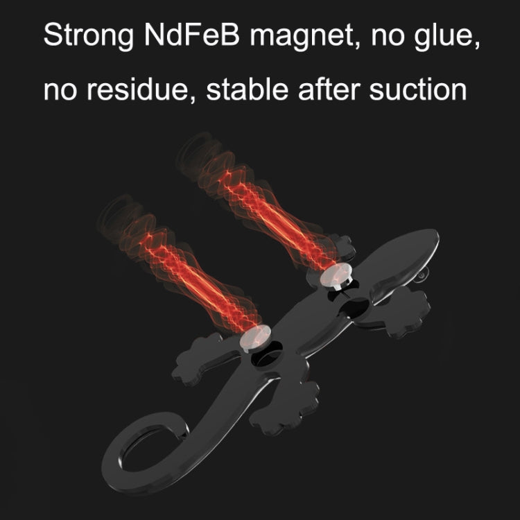 Anti-static Gecko 3D Stereo Car Sticker Decorative Stickers(Black) by buy2fix