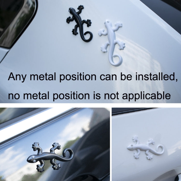 Anti-static Gecko 3D Stereo Car Sticker Decorative Stickers(Black) by buy2fix