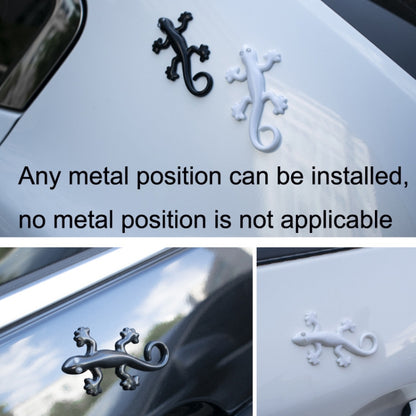 Anti-static Gecko 3D Stereo Car Sticker Decorative Stickers(Black) by buy2fix