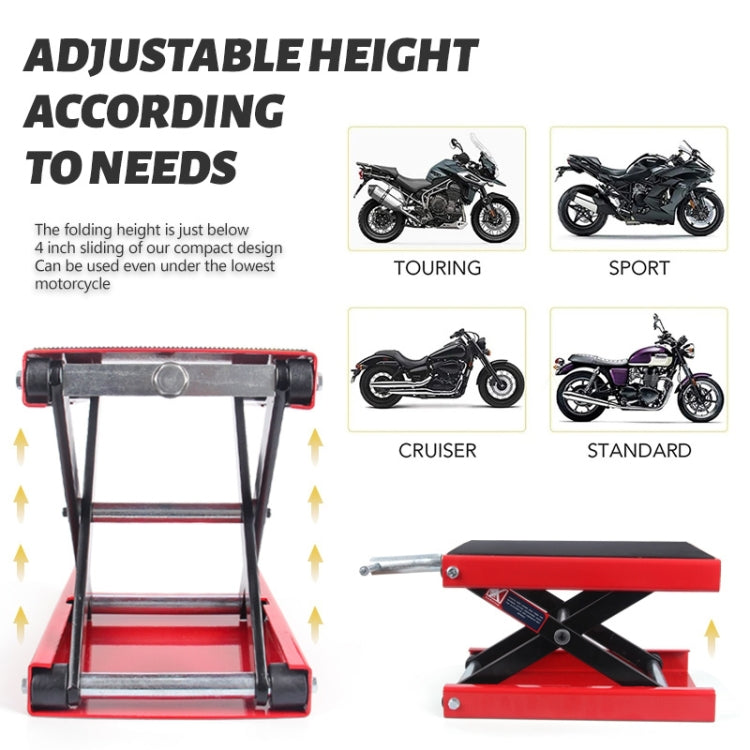 500KG 1100LBS Center Scissor Lift Suitable For Motor Bicycle ATV Work Stand - Motorcycle Maintenance Tools by buy2fix | Online Shopping UK | buy2fix