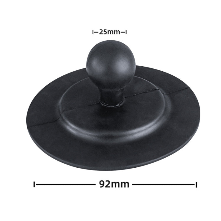 KD04 Car Dashboard Surface Fixed Paste Base Mobile Phone Holder Compatible with RAM(Black) - Universal Car Holders by buy2fix | Online Shopping UK | buy2fix