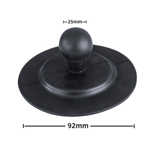 KD04 Car Dashboard Surface Fixed Paste Base Mobile Phone Holder Compatible with RAM(Black) - Universal Car Holders by buy2fix | Online Shopping UK | buy2fix