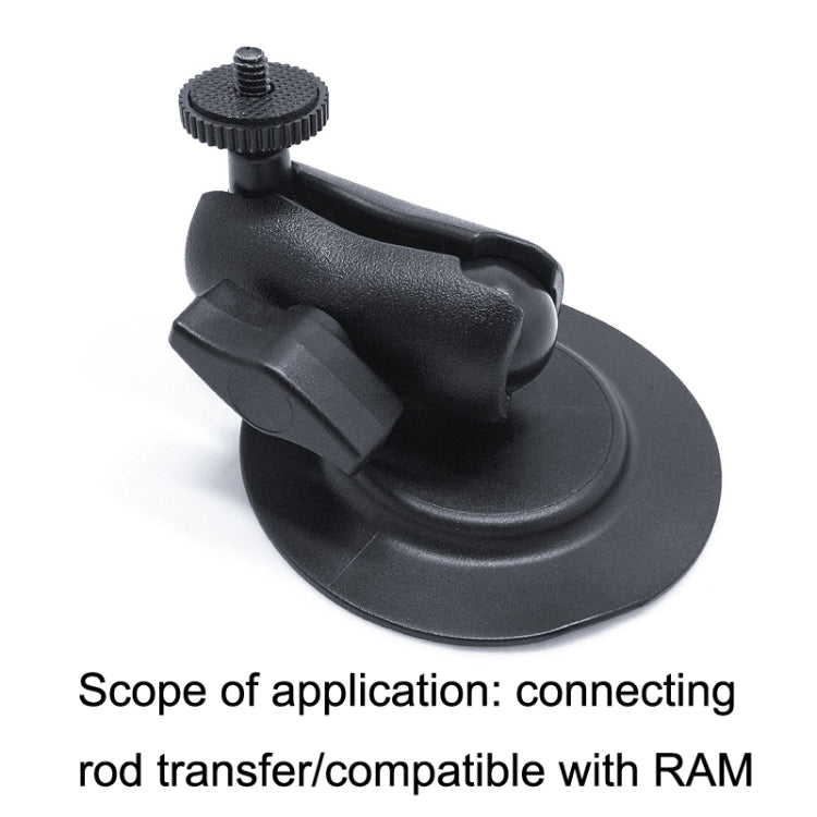 KD04 Car Dashboard Surface Fixed Paste Base Mobile Phone Holder Compatible with RAM(Black) - Universal Car Holders by buy2fix | Online Shopping UK | buy2fix