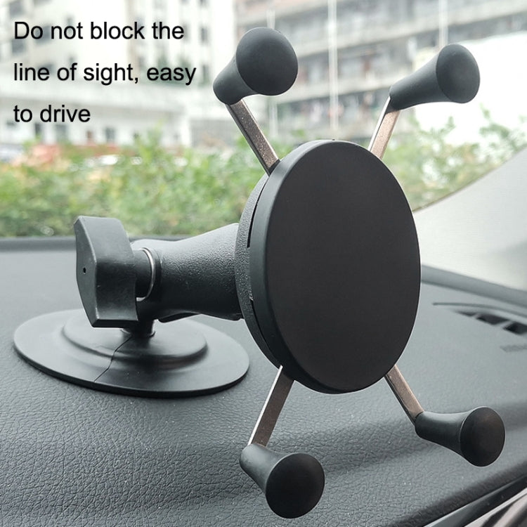 KD04 Car Dashboard Surface Fixed Paste Base Mobile Phone Holder Compatible with RAM(Black) - Universal Car Holders by buy2fix | Online Shopping UK | buy2fix