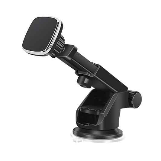 Telescopic Suction Cup Magnetic Suction Car Navigation Desktop Phone Bracket(Black) - Universal Car Holders by buy2fix | Online Shopping UK | buy2fix