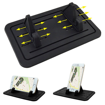 G01 Car Phone Holder Silicone Pad Center Console Tablet Holder(Black) - Universal Car Holders by buy2fix | Online Shopping UK | buy2fix