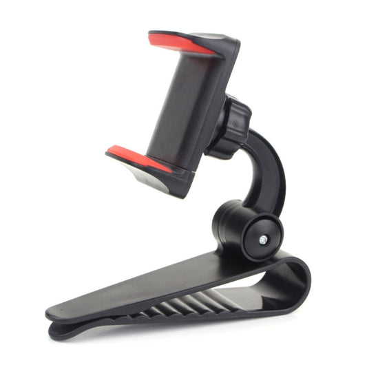 Car Sun Visor Bracket Car Mobile Phone Buckle Holder(Red) - Universal Car Holders by buy2fix | Online Shopping UK | buy2fix