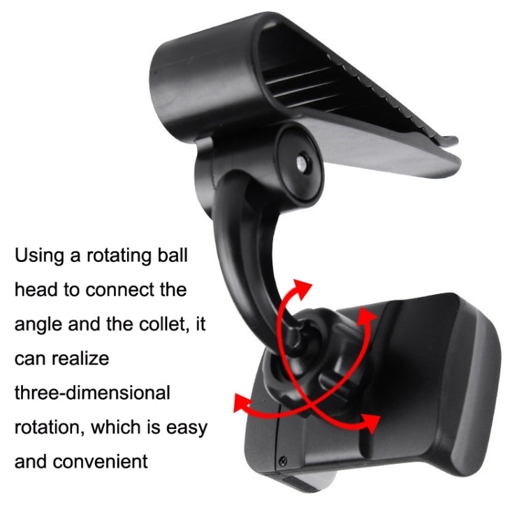 Car Sun Visor Bracket Car Mobile Phone Buckle Holder(Red) - Universal Car Holders by buy2fix | Online Shopping UK | buy2fix